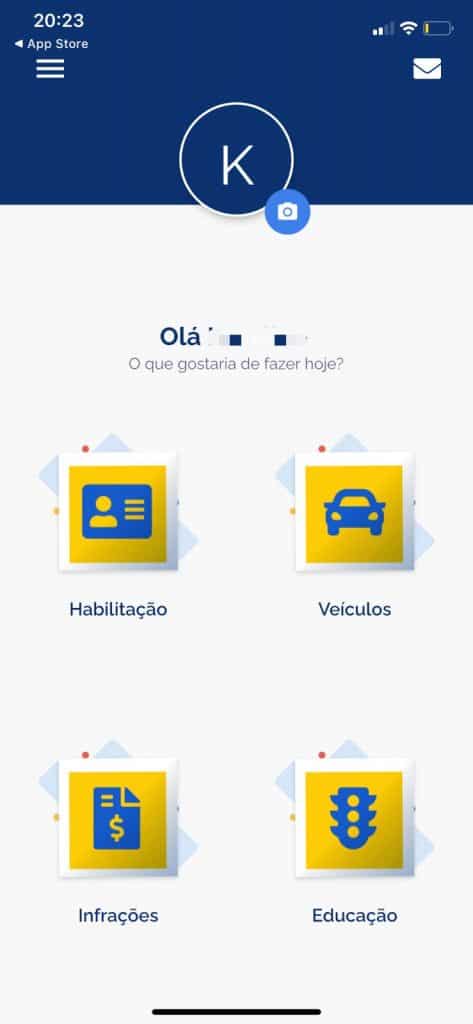 tela-inicial-carteira-digital-de-transito